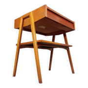 Table TV en chêne Jiràk par Drevotex, Vintage Tchèque 1960
