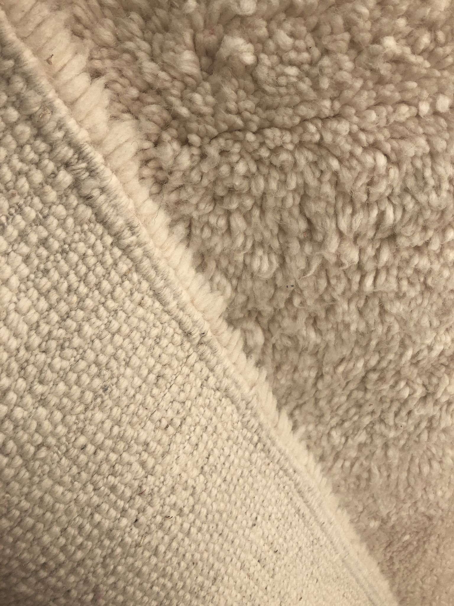 Moroccan Berber carpet Beni Ouarain un motifless 2,46x1.67m