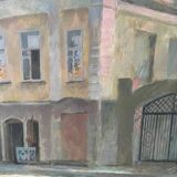 "The Tishashev House – Opochka" signed A. A. Yeremin