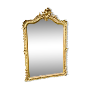 Miroir doré de cheminée