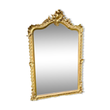 Miroir doré de cheminée 184x120cm