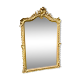 Gold fireplace mirror 184x120cm