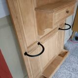 Entrance hall, renovated Art Deco coat rack