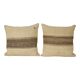 Set of 2 vintage kilim cushion covers 58x58 cm