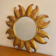 Large sun mirror in resin