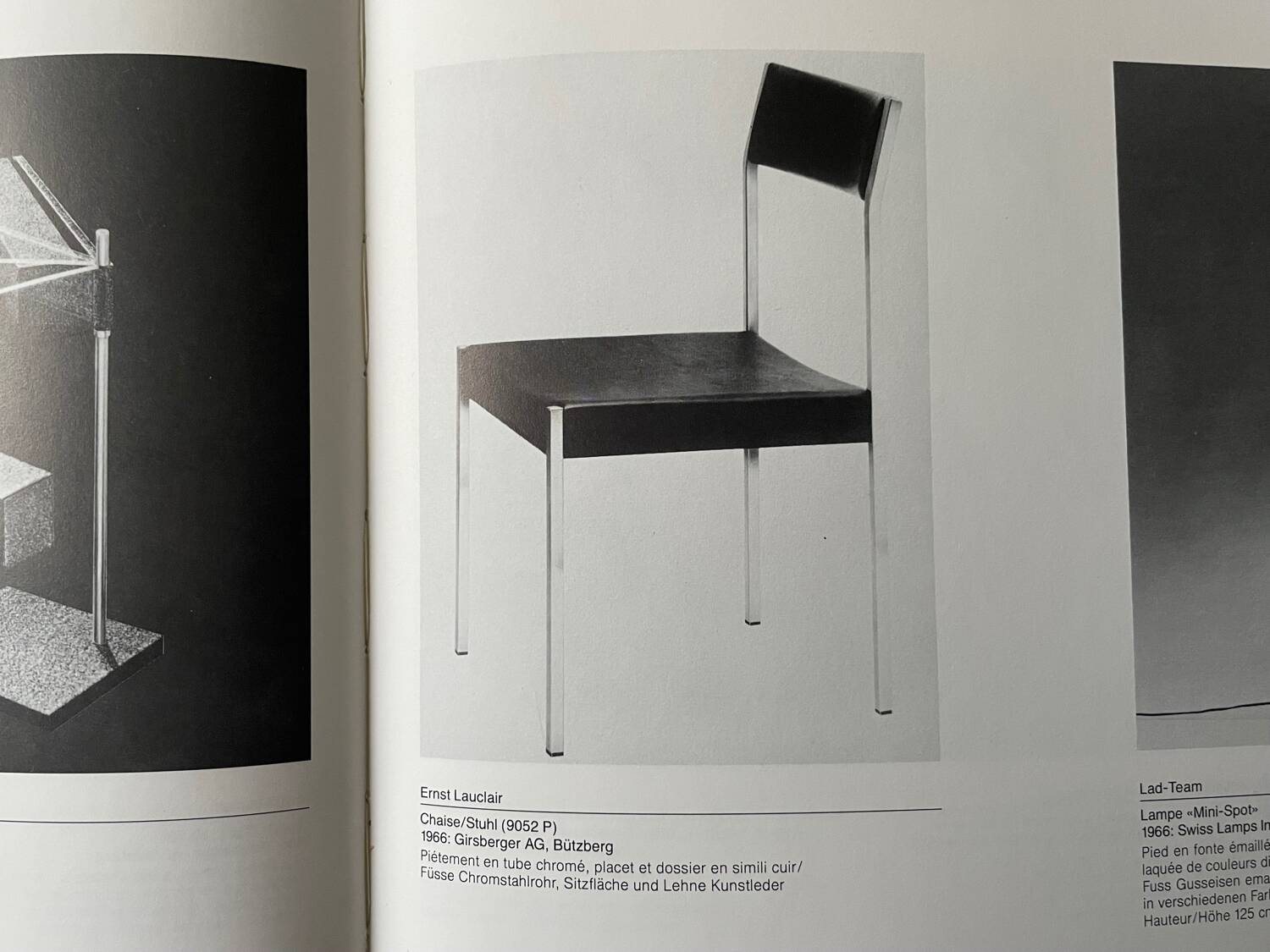 6 chairs by Ernst Lauclair 1966