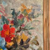 Still life with wild flowers, signed, early 20th century