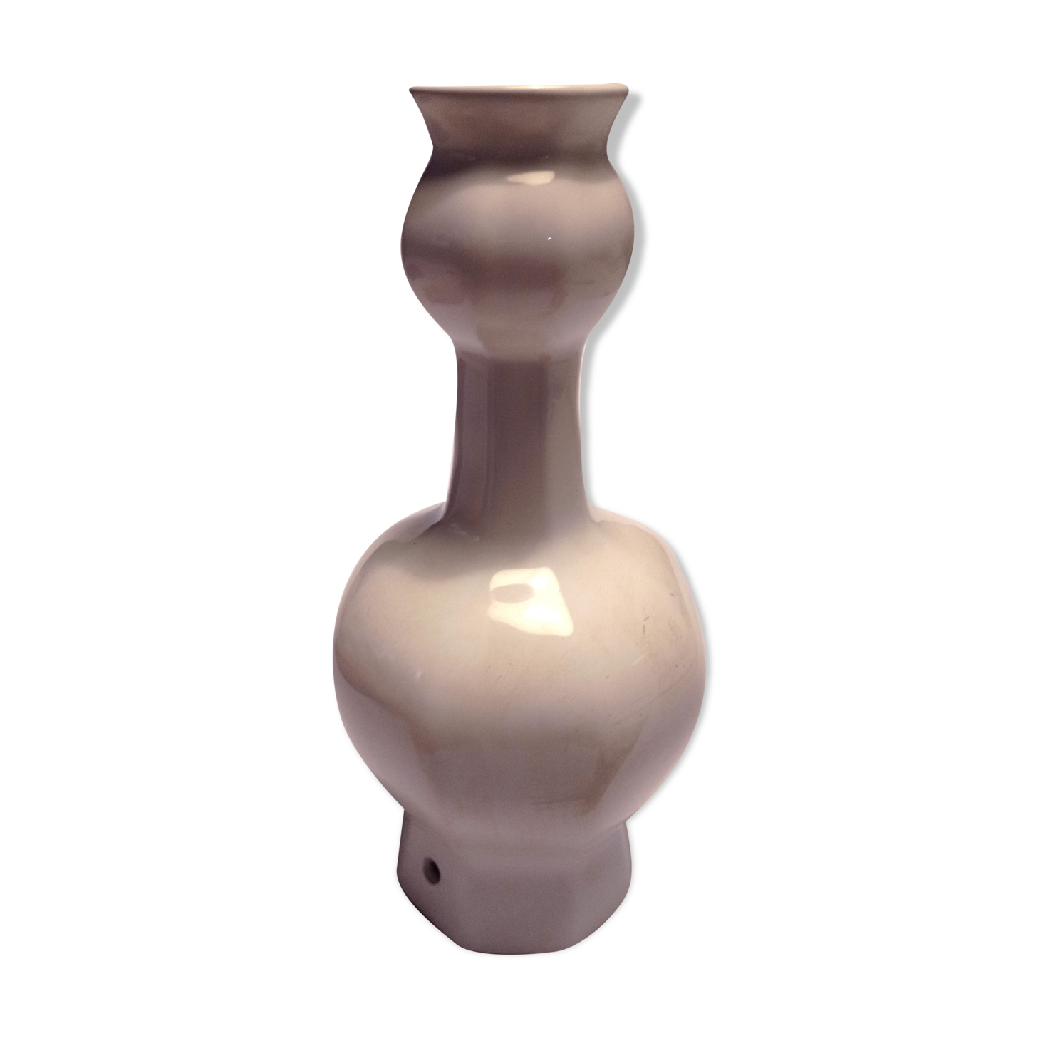 Signed ceramic lamp foot