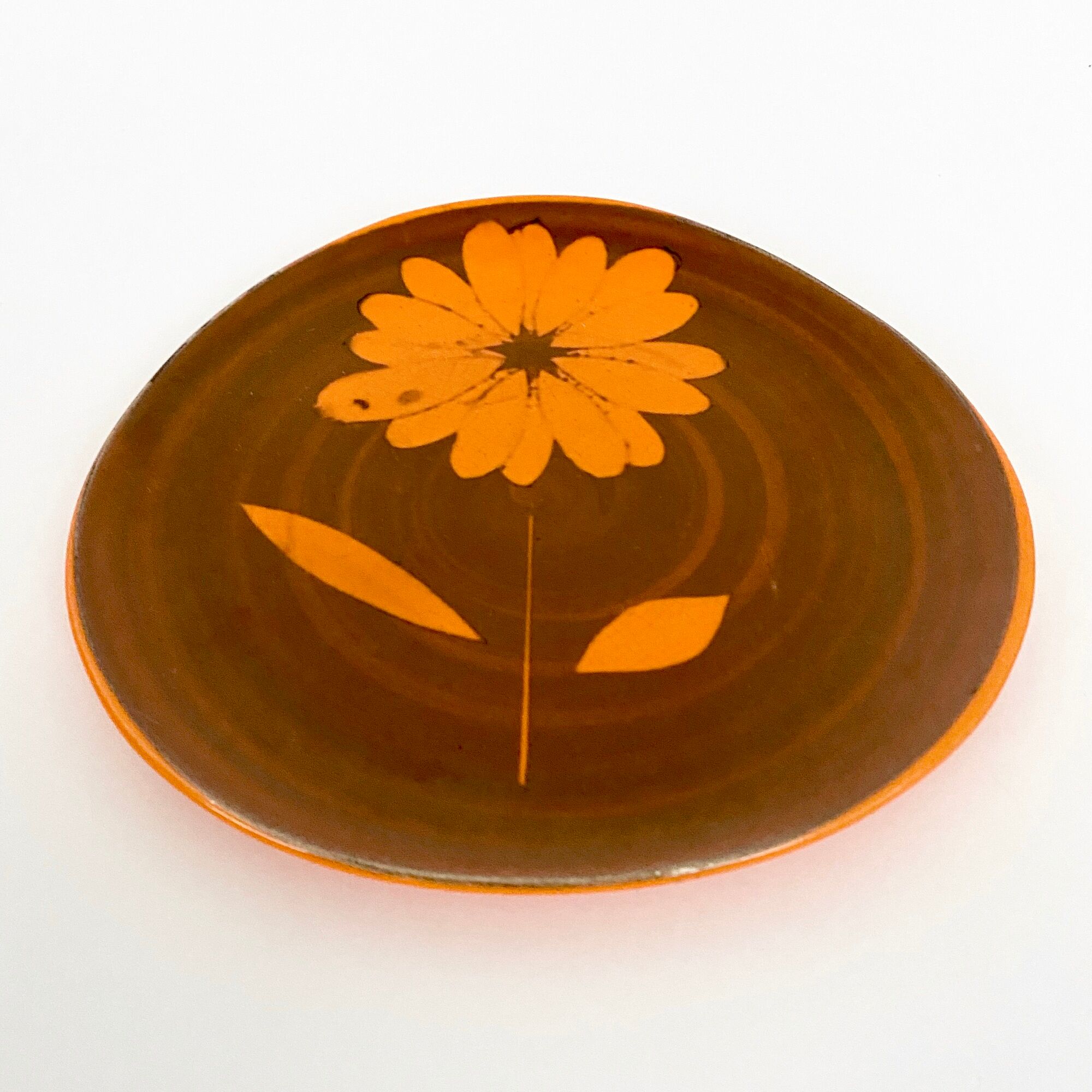 Niederviller set of vintage ceramic plates in the 70s.
