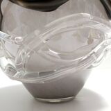 Lilac and Black Iridescent Murano Glass Vase by Sergio Costantini, Italy 19