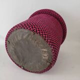 Vintage pouf stool from the 70s and 80s