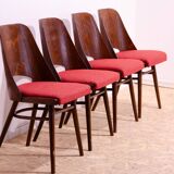 Chaises de salle à manger vintage par Radomír Hofman, années 1960, ensemble de 4