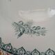 4 Terre de fer soup plates with lily of the valley motifs