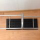 Chrome plated metal umbrella holder and black base 60/70 years