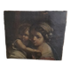 Oil on cardboard 18th century