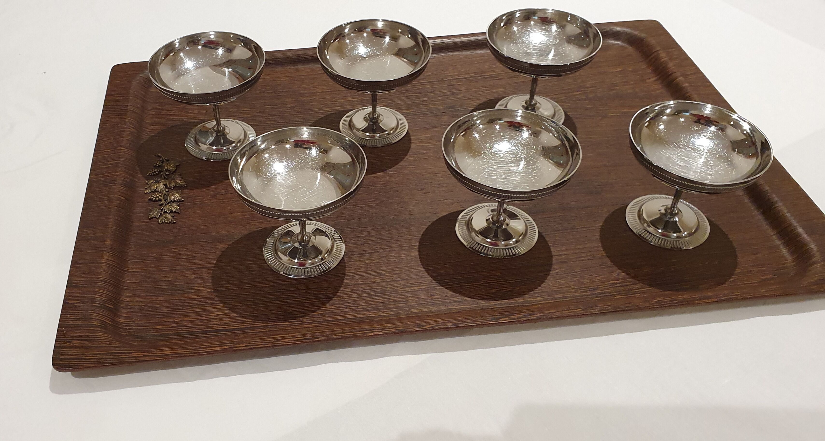 Stainless steel dessert cups