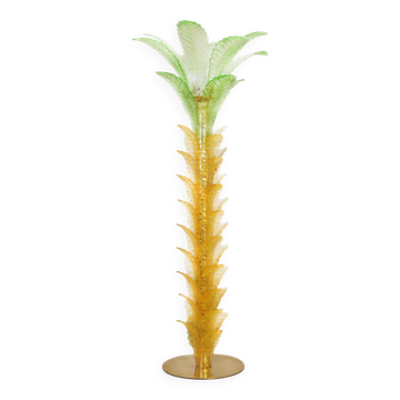 Palm lamp, Murano glass, Italian design, 1970s, manufacture: Italy