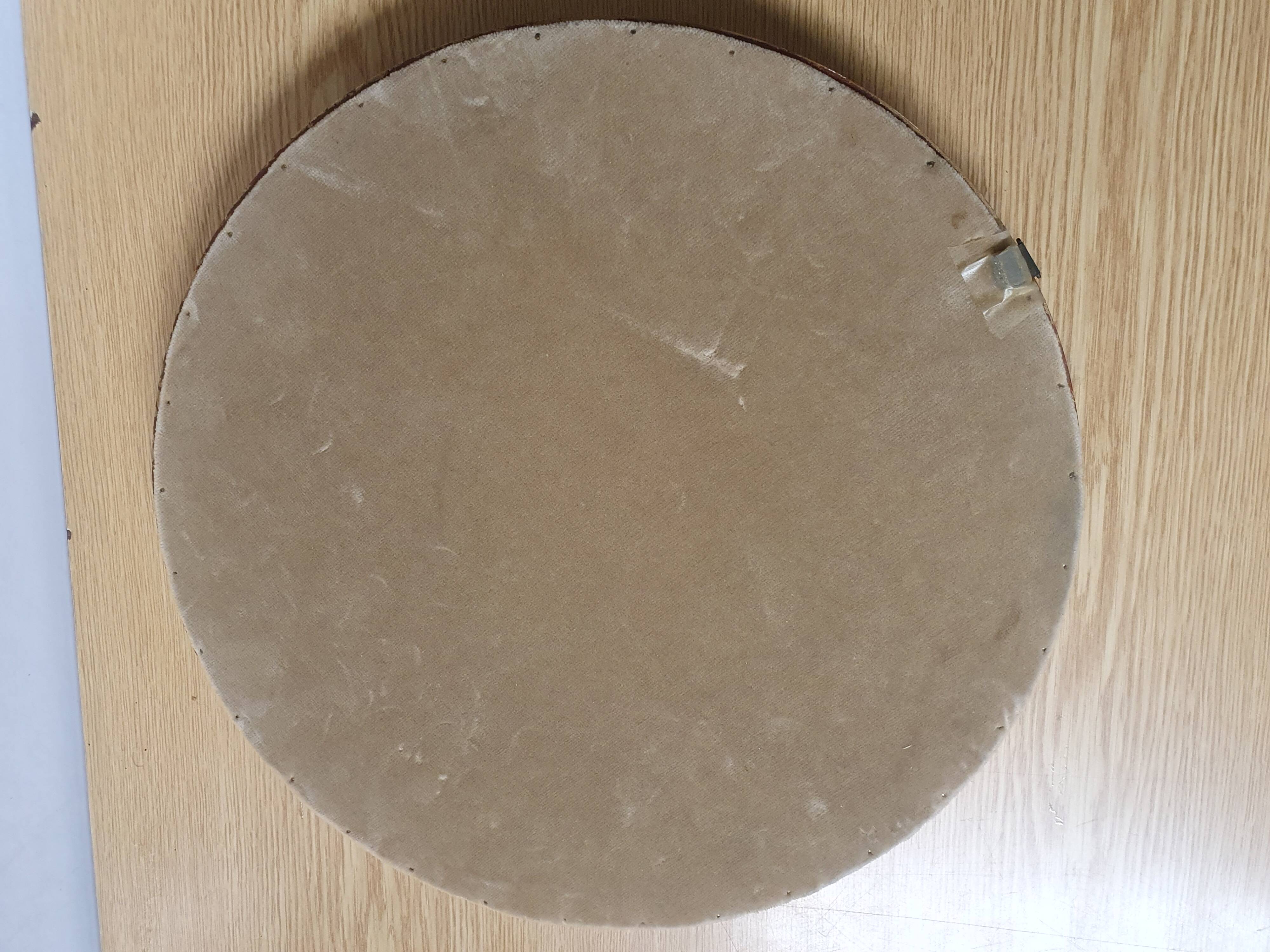 Vintage domed mirror