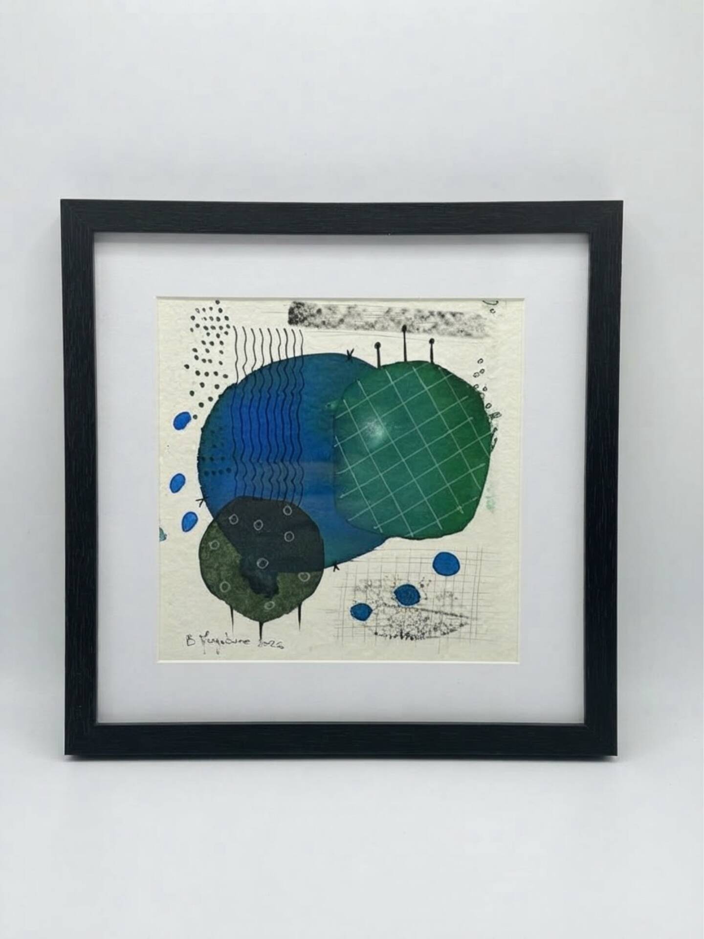Duo of original paintings - Contemporary abstract art / Organ series