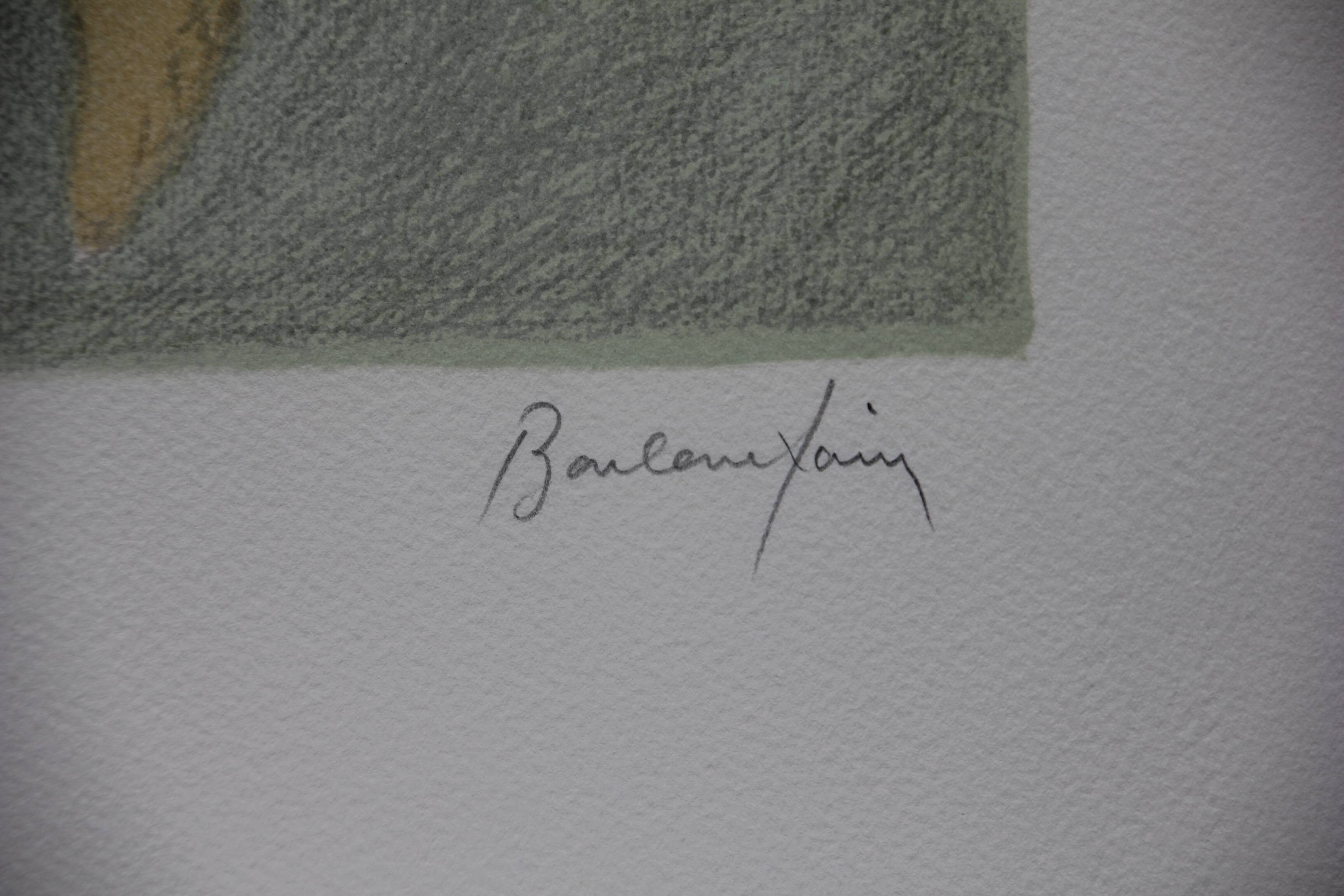 Lithograph signed and numbered by Pierre Boncompain
