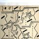 Elie dayan, untitled (abstract composition 1). felt pen on paper