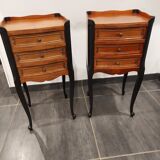 Pair of vintage Louis XV style bedside tables