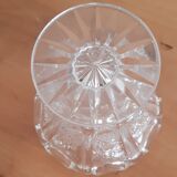 Sculpted glass vase