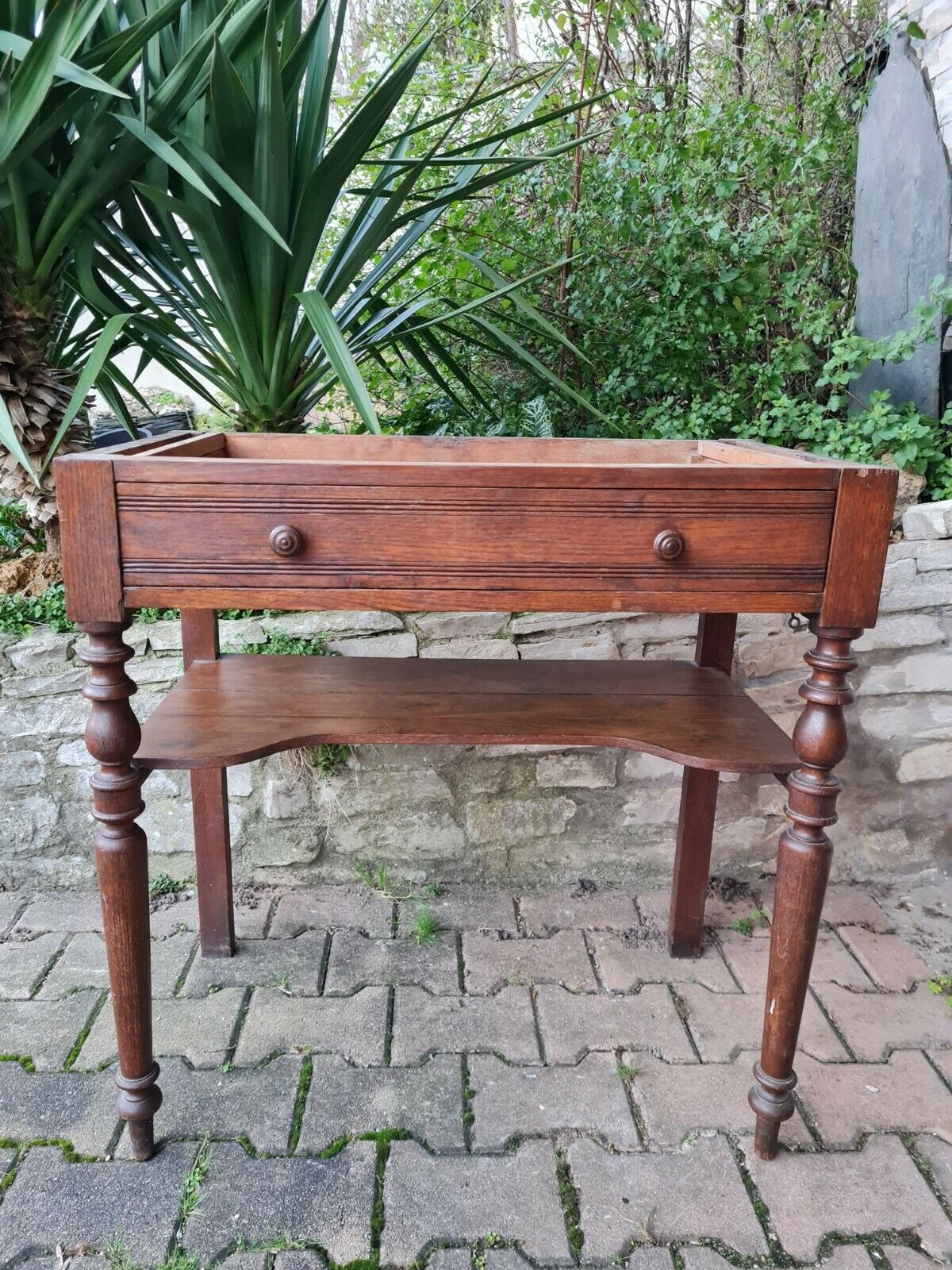 Toilet cabinet with marble plate
