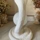 Vintage cobra lamp in ceramic and opaline