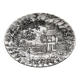 Myott Staffordshire The Hunter black English oval dish.