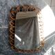Vintage rattan mirror 1950-70