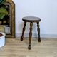 Old turned oak tripod stool