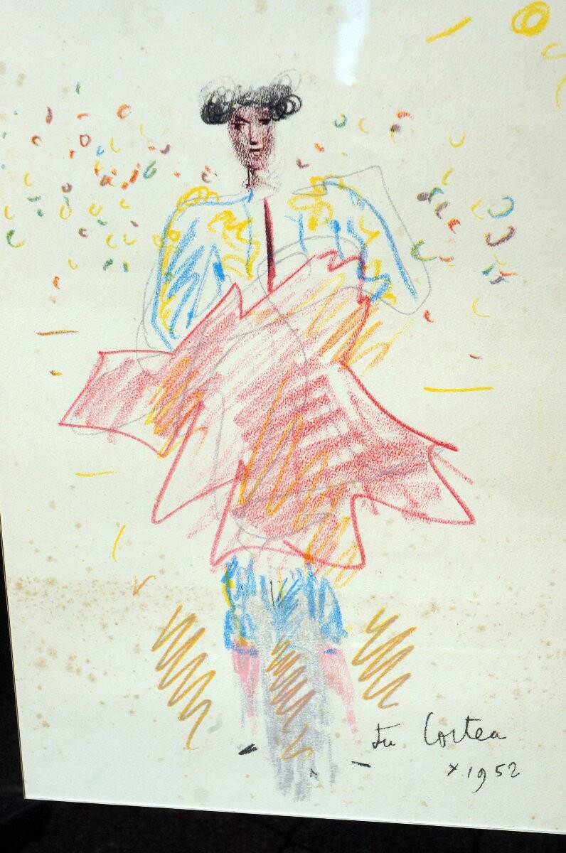 Jean Cocteau dessin Torero 1952