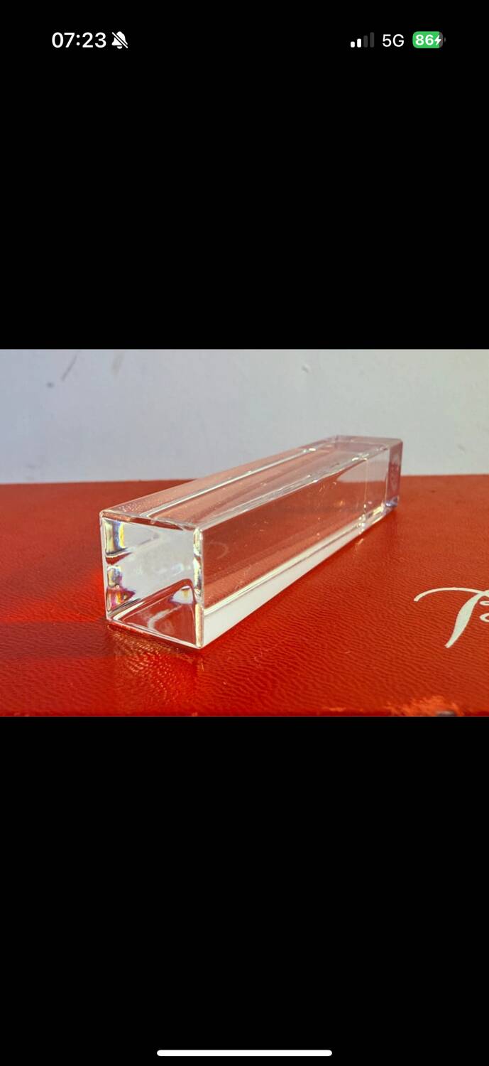 Coffret 5 porte-couteaux en cristal de baccarat France, écrin d'origine