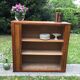 Low cupboard / curtain 1950 vintage blond oak buffet