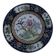 Decorative Plate Macau / China Porcelain — Birds, Peacocks