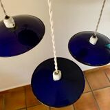 Set of 3 suspensions bistro sheet metal enamelled