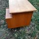 Bureau vintage en chêne clair