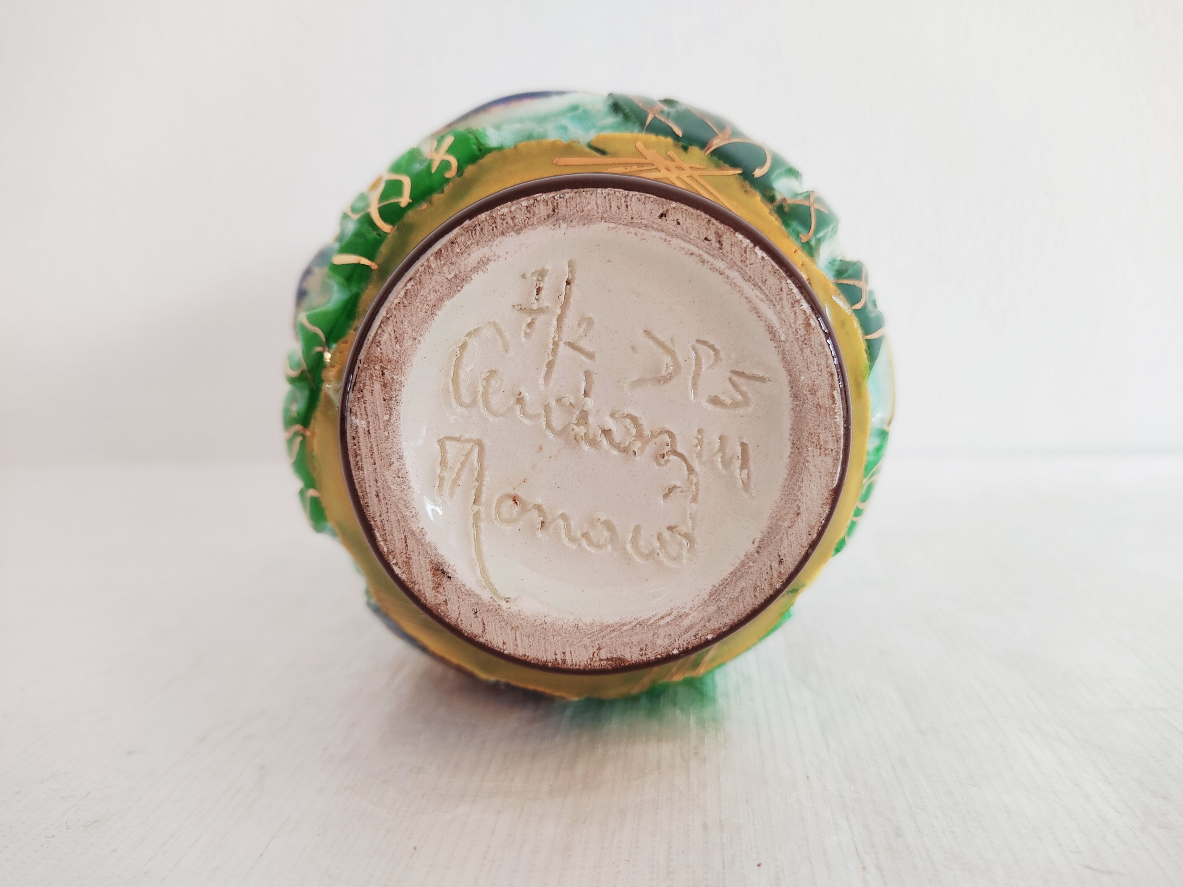 Ceramics from Monaco fish vase