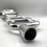 Modernist cast aluminum candle holder • 1980