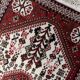Handmade vintage Persian Gashkai rug 62cm x 105cm, 1960s