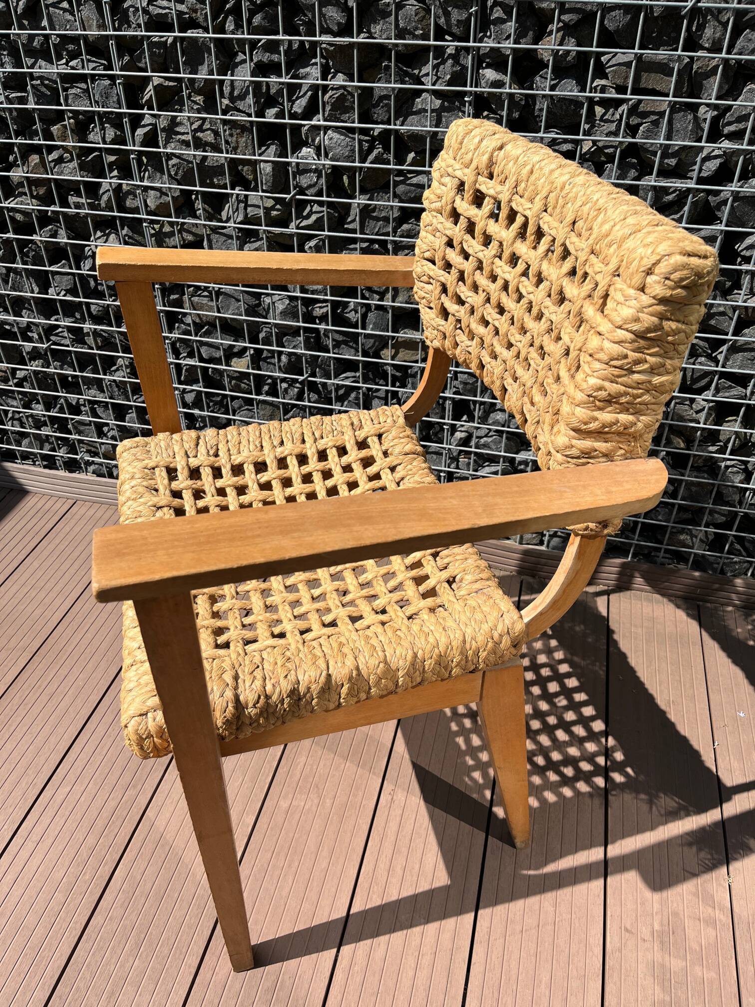 Audoux &  Minet Bridge Armchair, 1950s