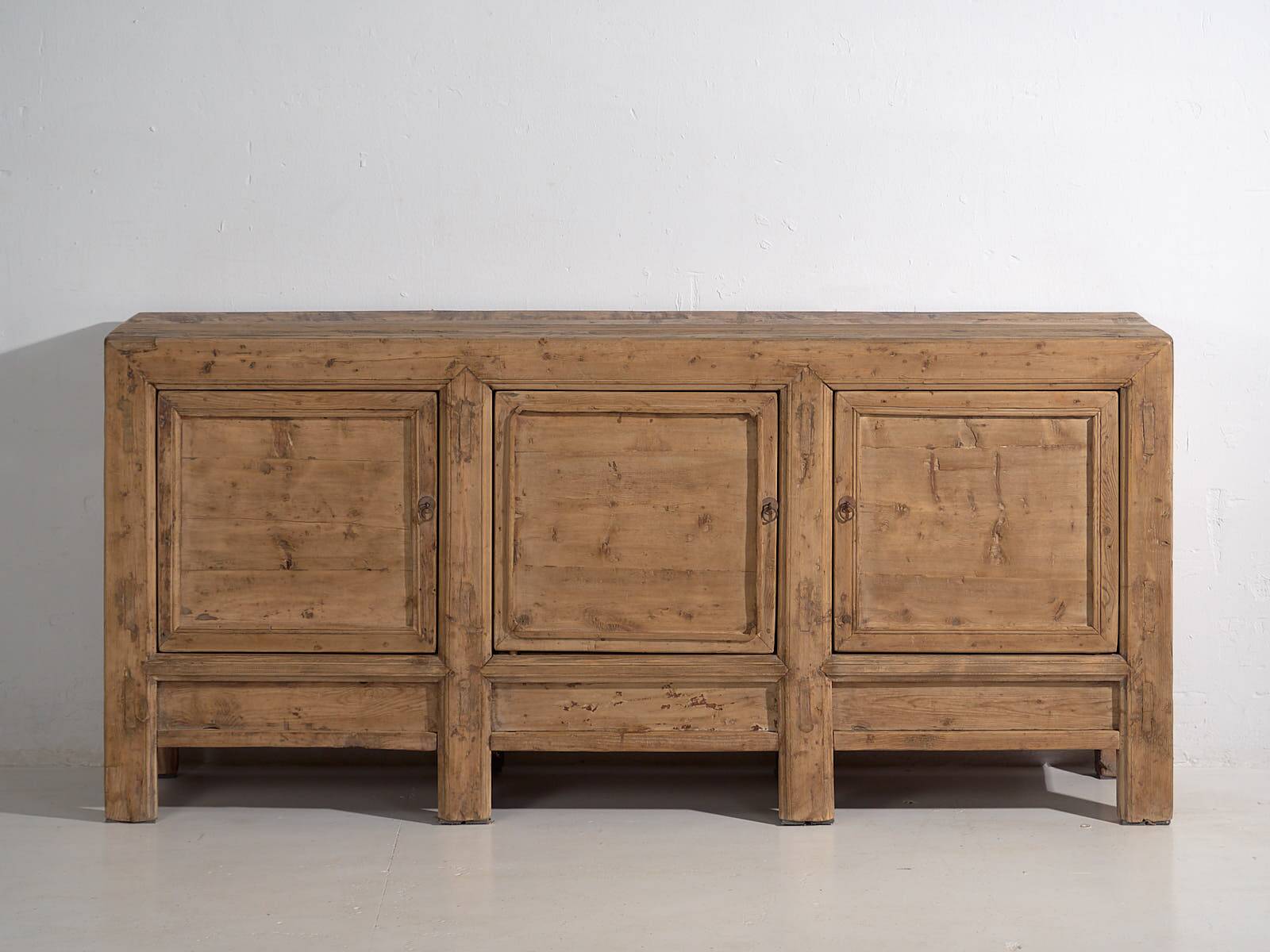 Antique Chinese three-door sideboard (circa 1900) #14