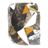 Marino marini: horse and rider - original lithograph