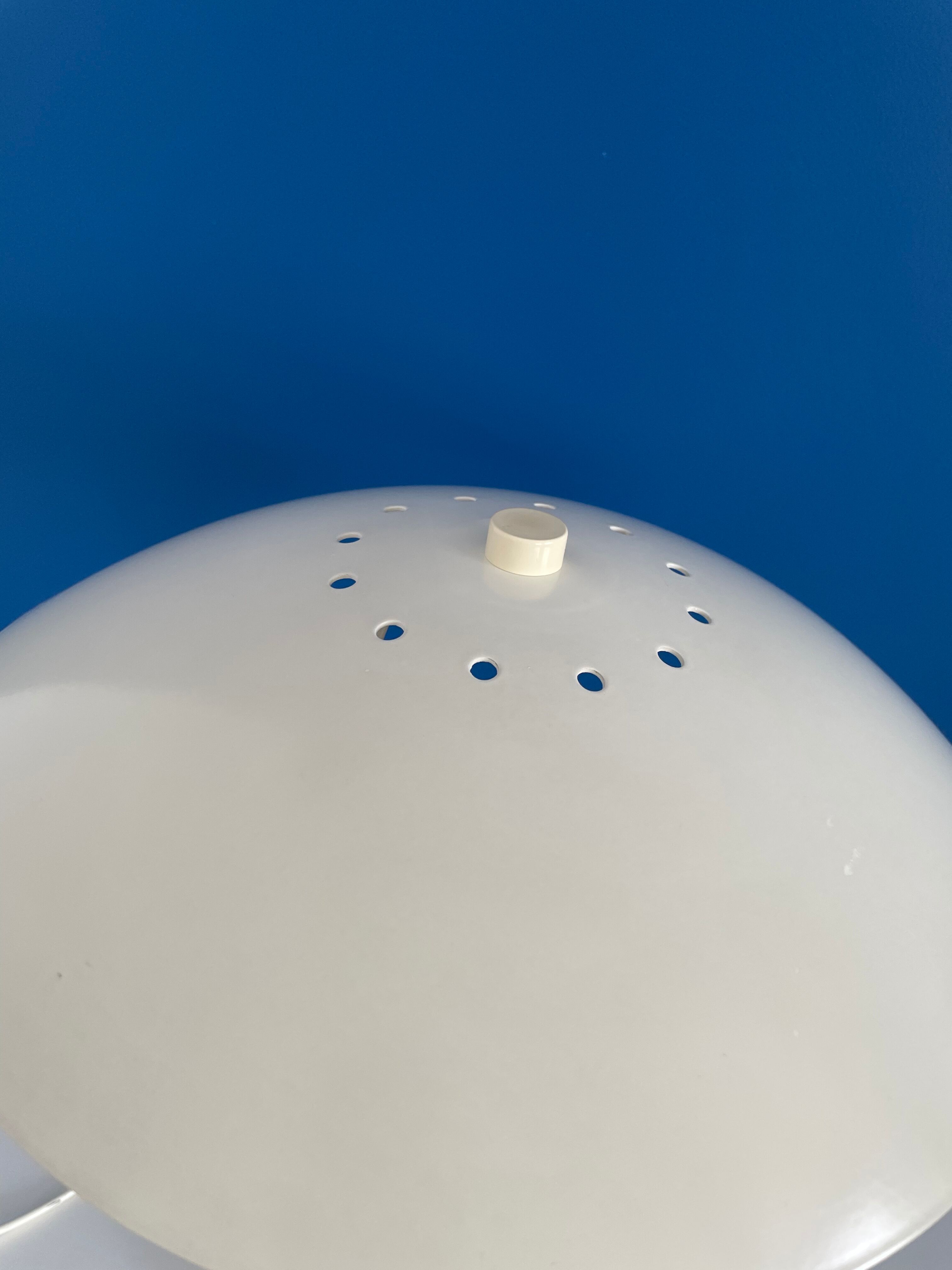 Lamp aluminor white beige dome / mushroom