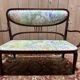 Banquette Thonet en acajou