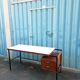 Bureau 1950 bois et métal