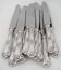 Boulenger Louis XV, 12 silver-plated table knives, excellent condition.