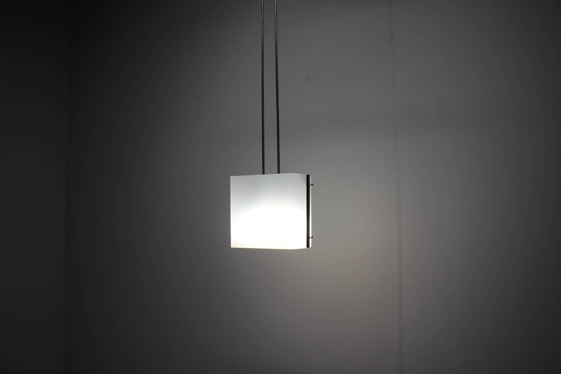 Mid-Century Geometric Pendant by Lidokov, 1970s, Czechoslovakia