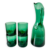 Lot de 5 Holmegaard vintage conçus par Jacob E Ban